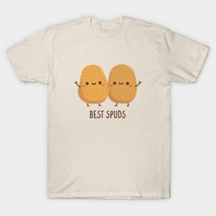 Cute Potatoes Best Spuds Best Buds T-Shirt